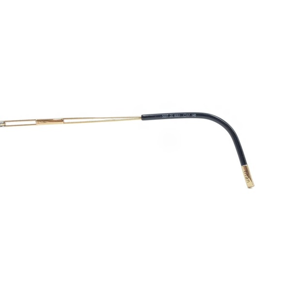 Silhouette 5227 20 6051 Titanium Gold Black Rimless Eyeglasses Frames 17 140 - Picture 9 of 13